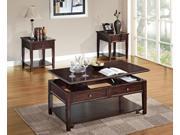 1PerfectChoice Functional Occasional Coffee Table With Lift Top Storage Area Underneath Walnut