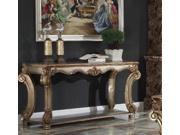 1PerfectChoice Vendome Traditional Gold Patina Bone Sofa Table