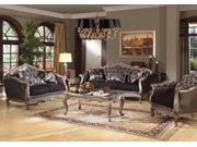 1PerfectChoice Deluxe Chantelle Collection 3 Pcs Sofa Loveseat Set With Pillows Tufted Back Seats