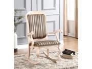 1PerfectChoice Sharan White Washed Rocking Chair