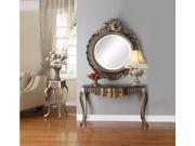 1PerfectChoice Bayley Hallway Entrway Console Sofa Table Bronze Taupe Accent Mirror Optional