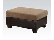 1PerfectChoice Connell Contemporary Light Brown Ottoman