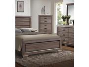 1PerfectChoice Lyndon Weathered Gray Grain 5 Drawer Chest
