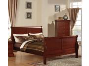 1PerfectChoice Louis Philippe Cherry California King Sleigh Bed
