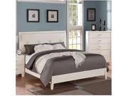1PerfectChoice Tyler Cream And Cream PU California King Bed
