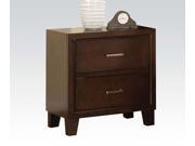 1PerfectChoice Tyler Cappuccino 2 Drawer Night Stand
