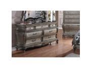1PerfectChoice Chantelle Antique Platinum Granite Top 7 Drawer Dresser