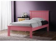 1PerfectChoice Prentiss Pink Queen Platform Bed