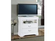 1PerfectChoice Louis Philippe White 2 Drawer TVConsole Media Chest