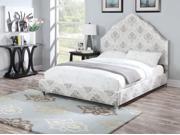 1PerfectChoice Clarisse Fabric Eastern King Platform Bed