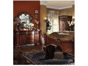 1PerfectChoice Vendome Cherry 5 Drawer Doors Dresser And Mirror