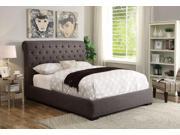 1PerfectChoice Westmist Light Brown Linen Queen Bed
