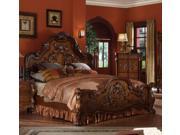 1PerfectChoice Traditional Antique Carved Wood Queen Eastern California King Bed Claw Foot Oak