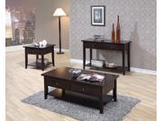 1PerfectChoice 3 Pieces Cappuccino Whitehall Coffee Table Set