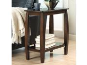 1PerfectChoice Walnut Chairside Table