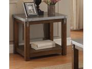 1PerfectChoice Contemporary Amber End Table