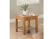 1PerfectChoice Oak Occasional Group End Table With Drawer