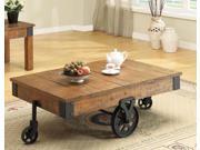 1PerfectChoice Brown Distressed Country Wagon Coffee Table