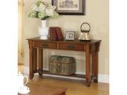 1PerfectChoice Oak Occasional Group 2 Drawer Sofa Table