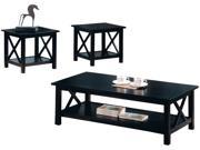 1PerfectChoice Briarcliff Deep Merlot 3 Pieces Coffee Table Set