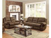 1PerfectChoice 2 Pieces Sir Rawlinson Brown Sofa And Loveseat