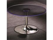 1PerfectChoice Chrome LED Chrome Base Coffee Table