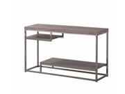 1PerfectChoice Dark Grey Chrome Frame 2 Shelf Sofa Table