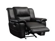 1PerfectChoice Lee Black Transitional Motion Recliner Chair