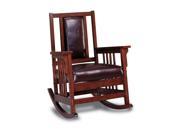 1PerfectChoice Rockers Tobacco Wood Rocking Chair