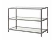 1PerfectChoice Black Nickel Sofa Table With 2 Shelves