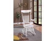 1PerfectChoice Rockers White Wood Rocking Chair