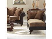 1PerfectChoice Garroway Russet And Chocolate Chaise