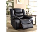 1PerfectChoice Comfort Recliner Chair Tufted Cushion Large Padded Armrest Black Leatherette