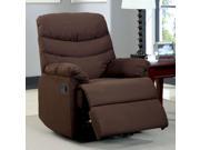 1PerfectChoice Plesant Valley Comfort Plush Cushion Recliner Chair Brown Microfiber