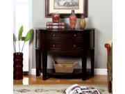 1PerfectChoice Chanti Transitional Console Sofa Table 2 Drawers Open Bottom Shelf Wood Espresso