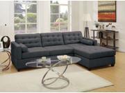 1PerfectChoice 2 PCS Living Room Sectional Sofa Chaise Tufting Seat Back Upholstered Cushion