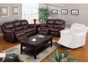 1PerfectChoice 2 pieces Modern Recliner Motion Sofa Couch Loveseat Chair Espresso Leatherette