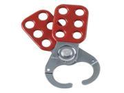 Lockout Hasp 4 1 2 InSteel Red PK12