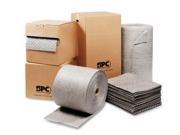 Brady SPC 30 X 150 MRO Plus 3 Ply Gray Dimpled Heavy Weight Sorbent Roll Perforated Every 15 And Up The Center For Use With Oil And Water Based Fluids