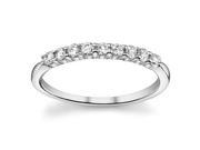 0.40 ct Ladies Round Cut Diamond Wedding Band Ringin 18 kt White Gold