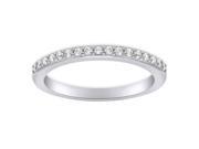 0.40 ct Ladies Round Cut Diamond Wedding Band Ringin Platinum