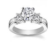 1.25 ct Women s Round Cut Diamond Engagement Ring in White Gold in 14 kt White Gold