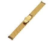 MICHELE Serein 18mm Stainless Steel Gold Watch Bracelet