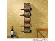 Holly Martin Salinas Wall Mount Wine Rack Sculpture