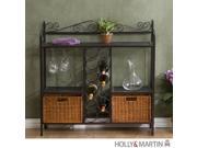 Holly Martin Petaluma Baker s Rack with Wine Storage