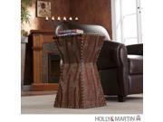 Holly Martin Rochester Faux Leather Accent Table