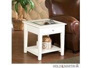 Holly Martin Somerset End Table White