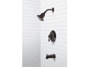 Charlestown Single Handle Tub and Shower Faucet Parisian Bronze