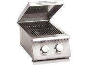 Sizzler Double Stainless Steel Propane Side Burner