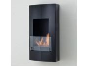 Hollywood Wall Mounted or Built in Fireplace Gloss Black